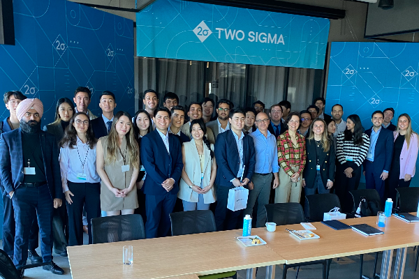 Image of trek participants at Two Sigma Real Estate in NYC